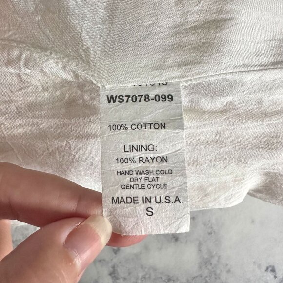 Willa Story One Shoulder Eyelet Pastel Ruffle Dress - Picture 7 of 11